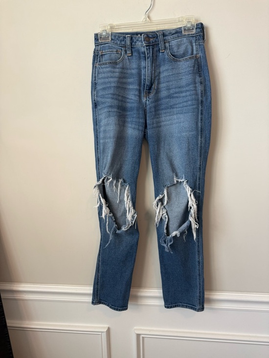 Hollister Denim - Hollister ultra high-rise distressed mom jeans size 26